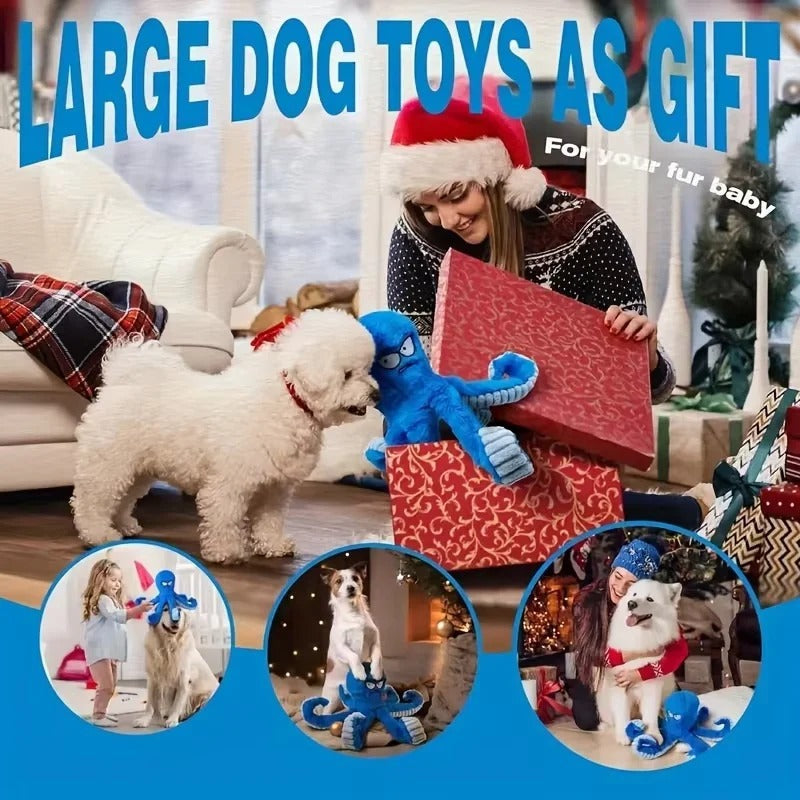 Squeaky Octopus Toy for Dogs