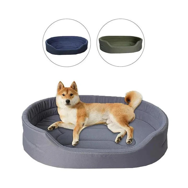 Washable Pet Bed Made with Recycled Cotton and Polyester