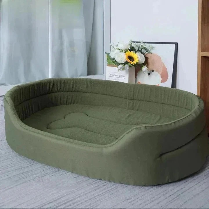 Washable Pet Bed Made with Recycled Cotton and Polyester